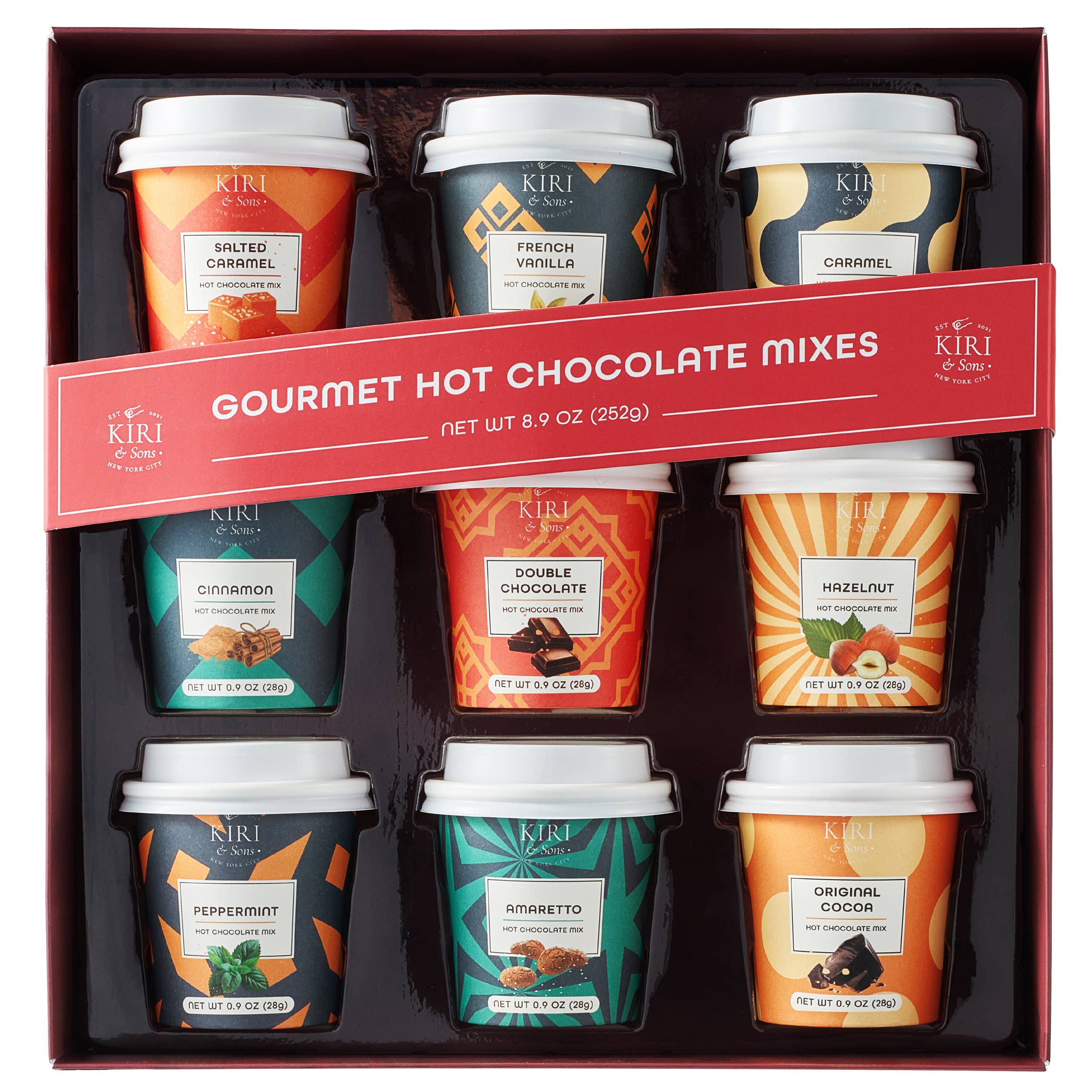 Gourmet Set of 9, Mini Hot Chocolates