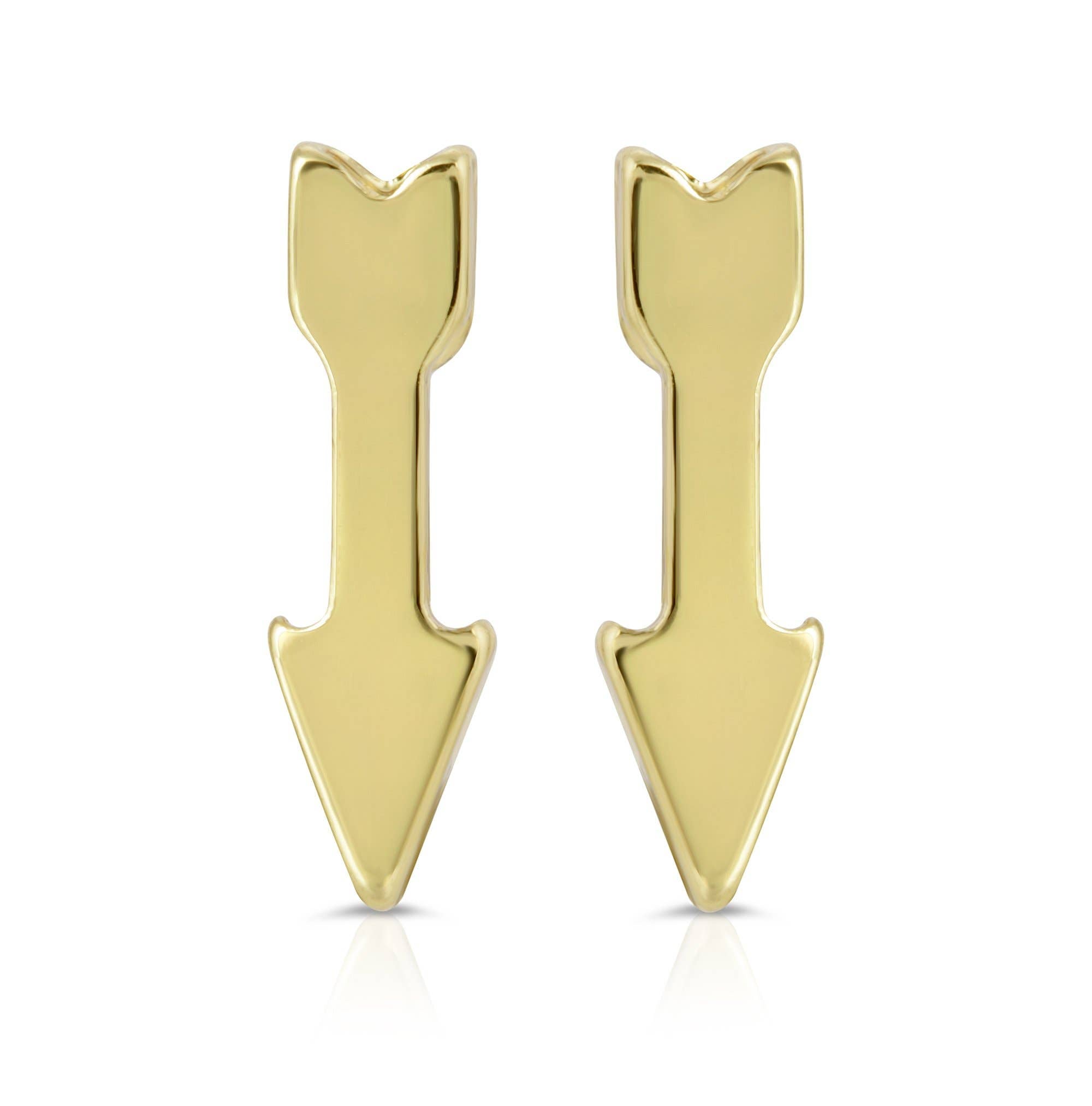 New Moon Gold Earrings - POSITIVE/ARROW