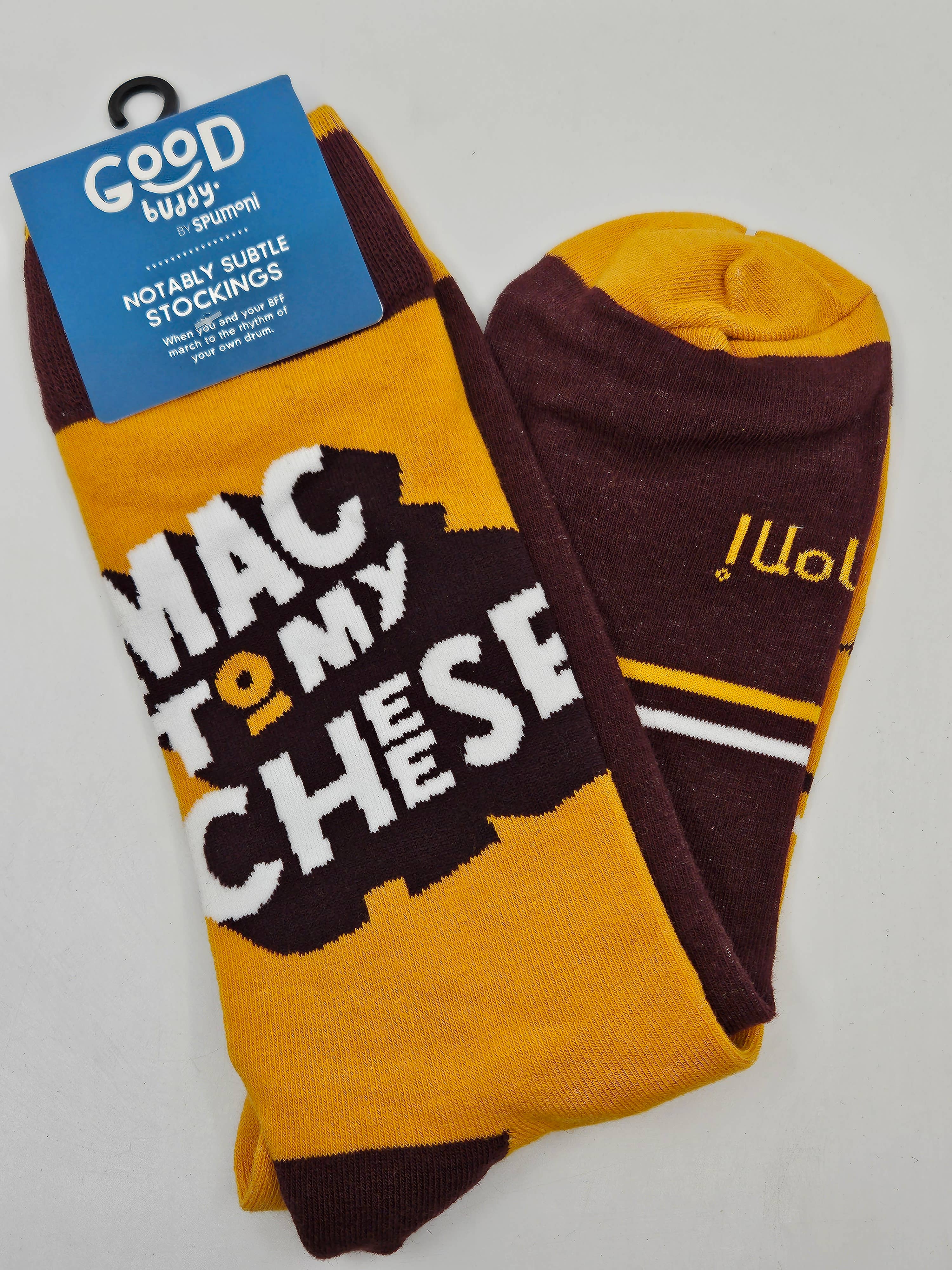Mac To My Cheese Socks