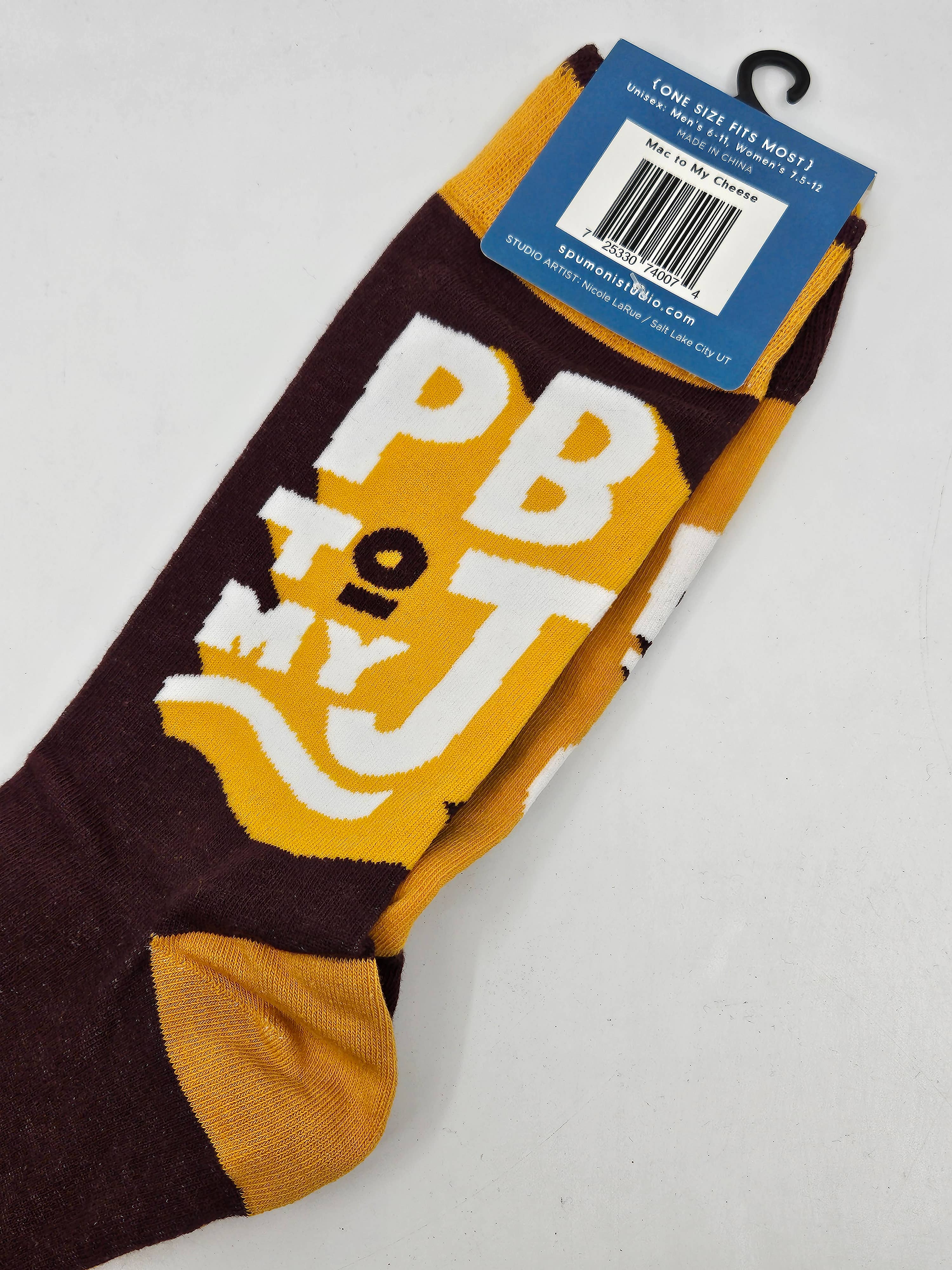 Mac To My Cheese Socks