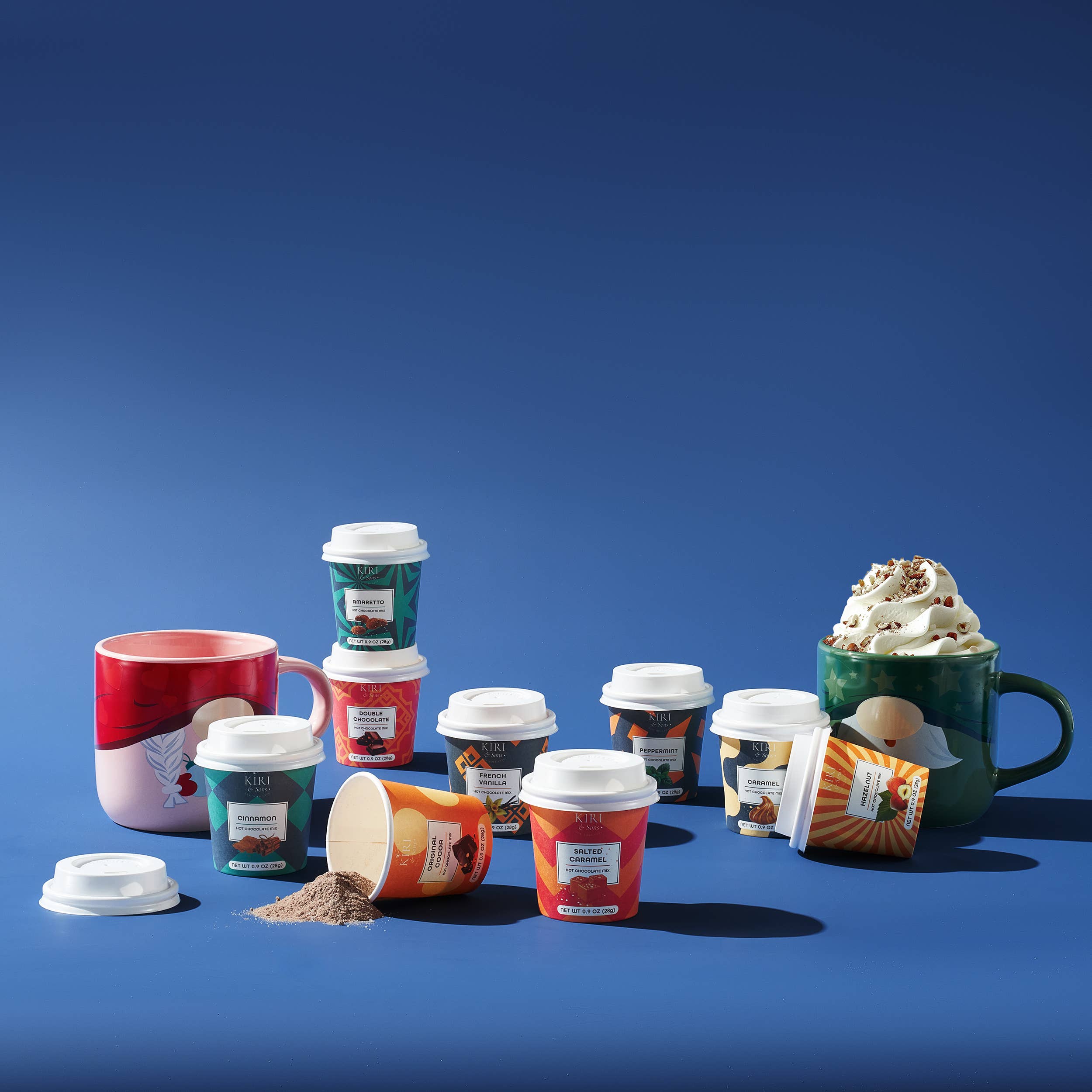 Gourmet Set of 9, Mini Hot Chocolates