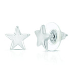 New Moon Silver Earrings - SHINE/STAR