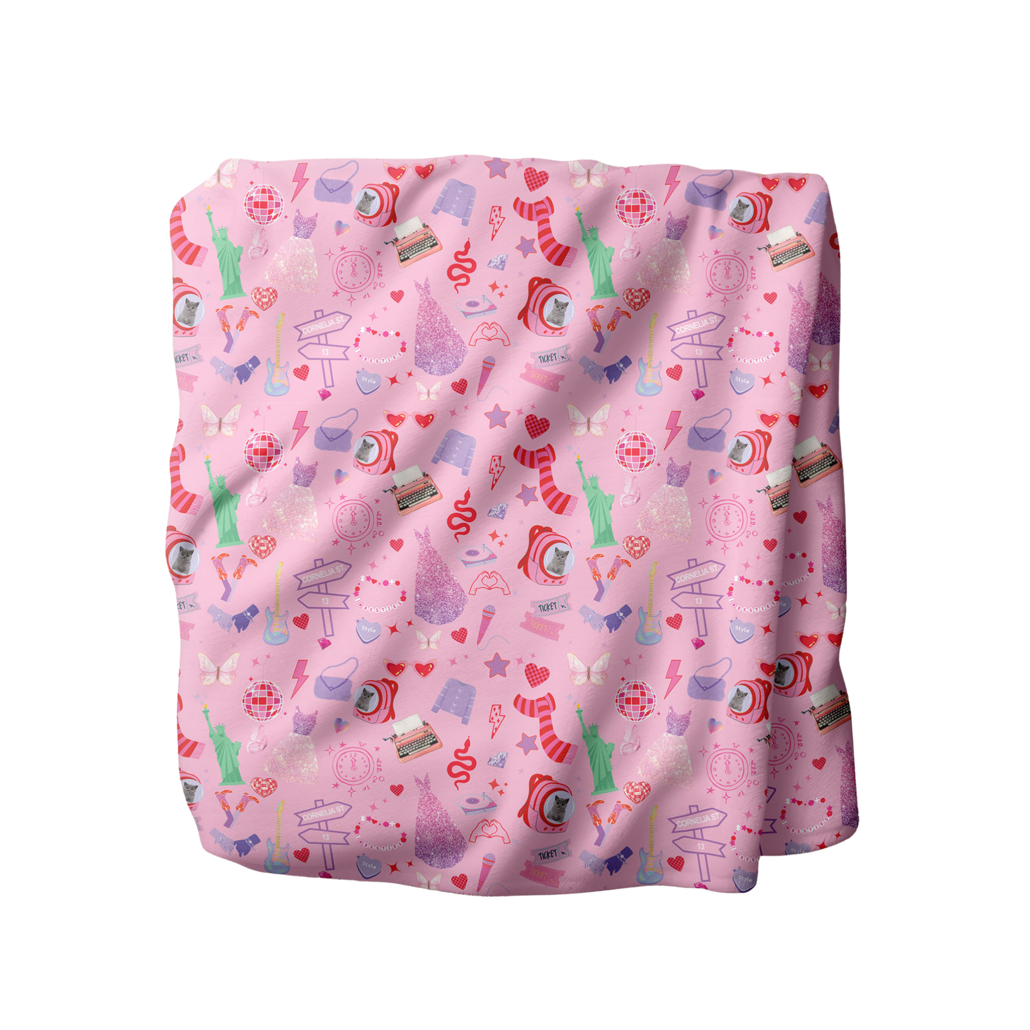 Taylor Swift Eras Gift Fuzzy Blanket